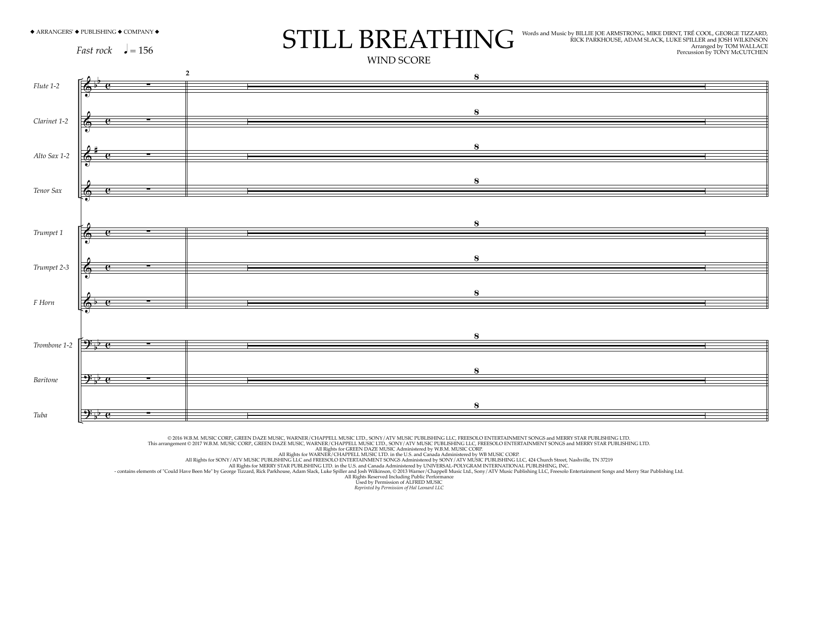 Product picture to: Still Breathing - Wind Score