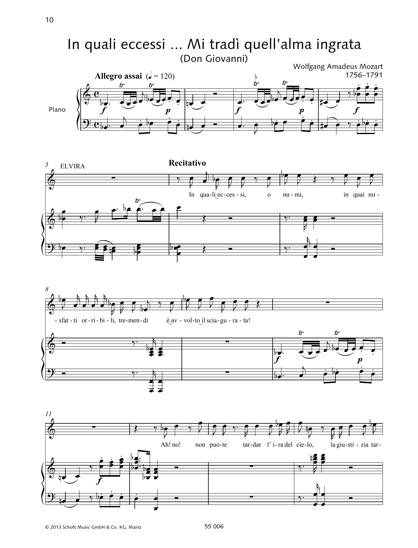 Produktbild zu: Mi tradì quell'alma ingrata
