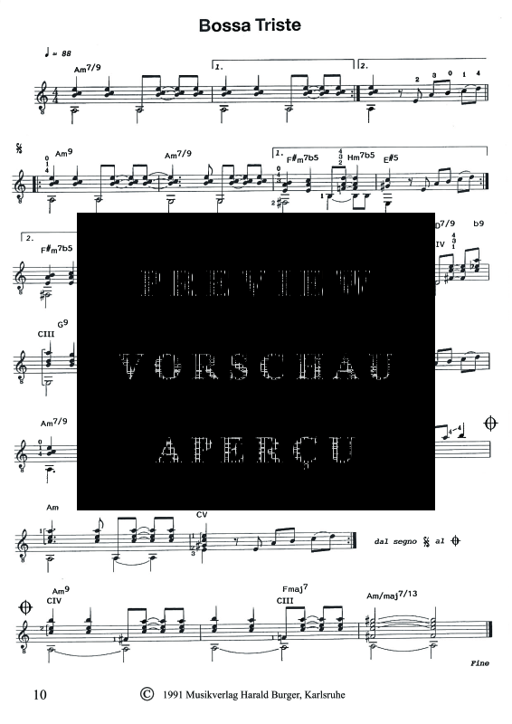 gallery: Bossa Nova für Einsteiger, , Gitarre Solo