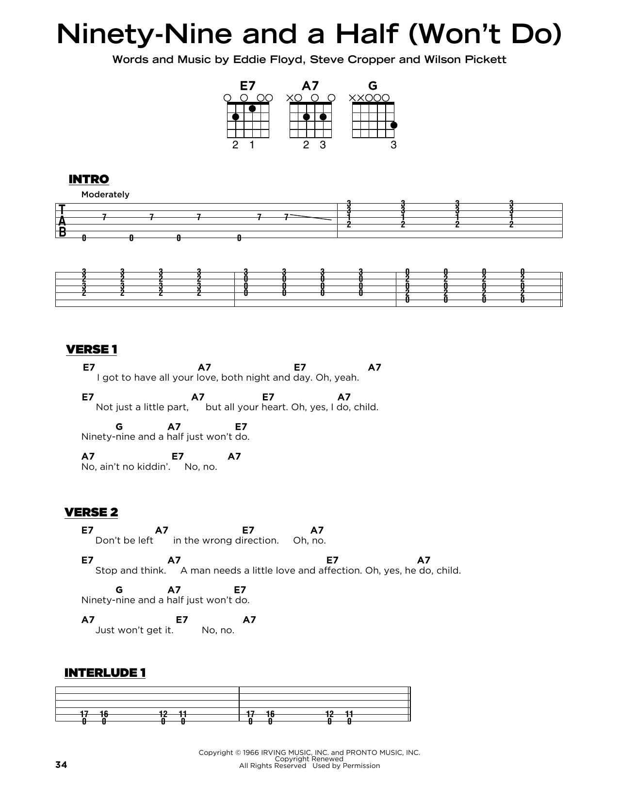 Produktbild zu: Ninety-Nine And A Half (Won't Do)