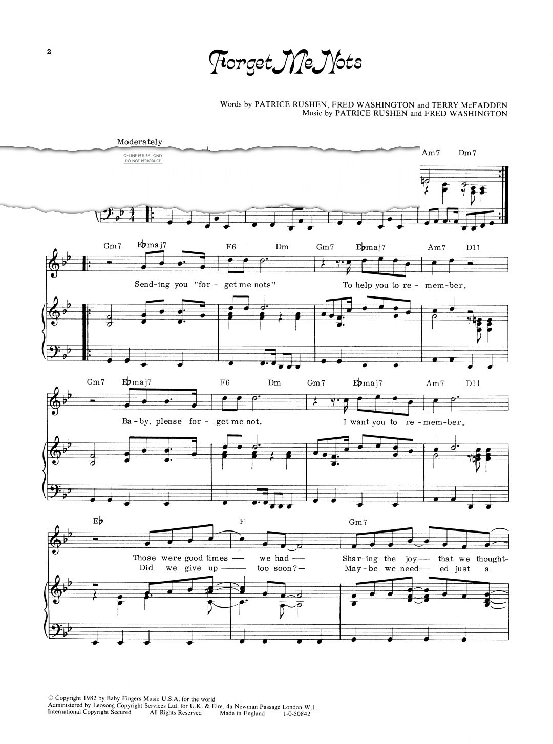 Product gallery: Page 1 of 1 Forget Me Nots, Patrice Rushen