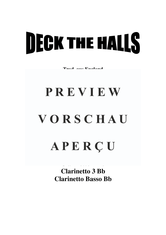 gallery: Deck the Halls, , Klarinettenquartett