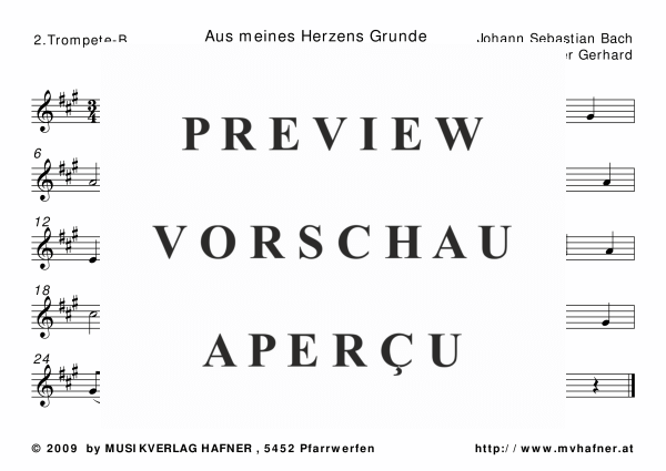 gallery: Aus meines Herzens Grunde, , (Blechbläser Quintett)