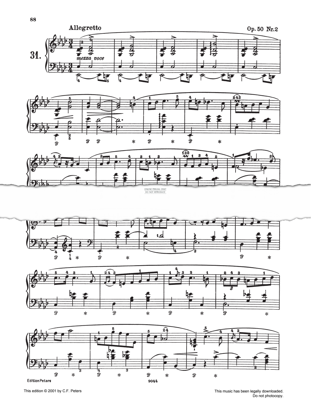 Produktbild zu: Mazurkas Op. 50 No. 2