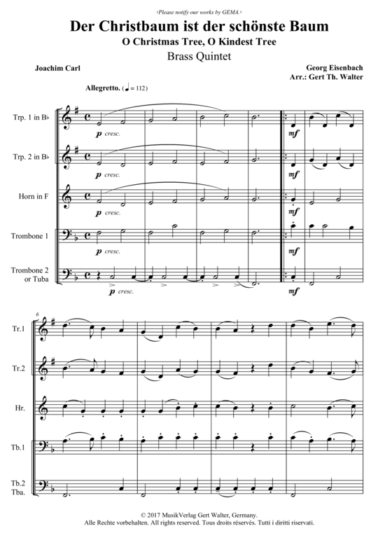 Produktbild zu: Der Christbaum ist der schönste Baum Georg Eisenbach