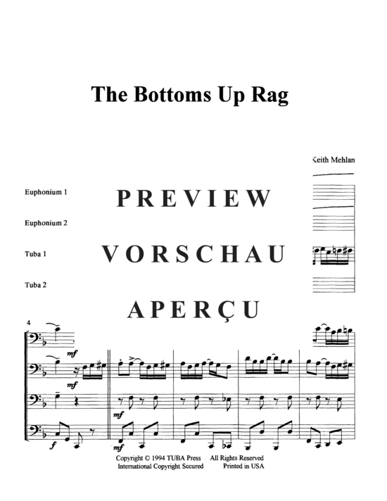 gallery: Bottoms Up Rag , , (Tuba Quartett EETT)