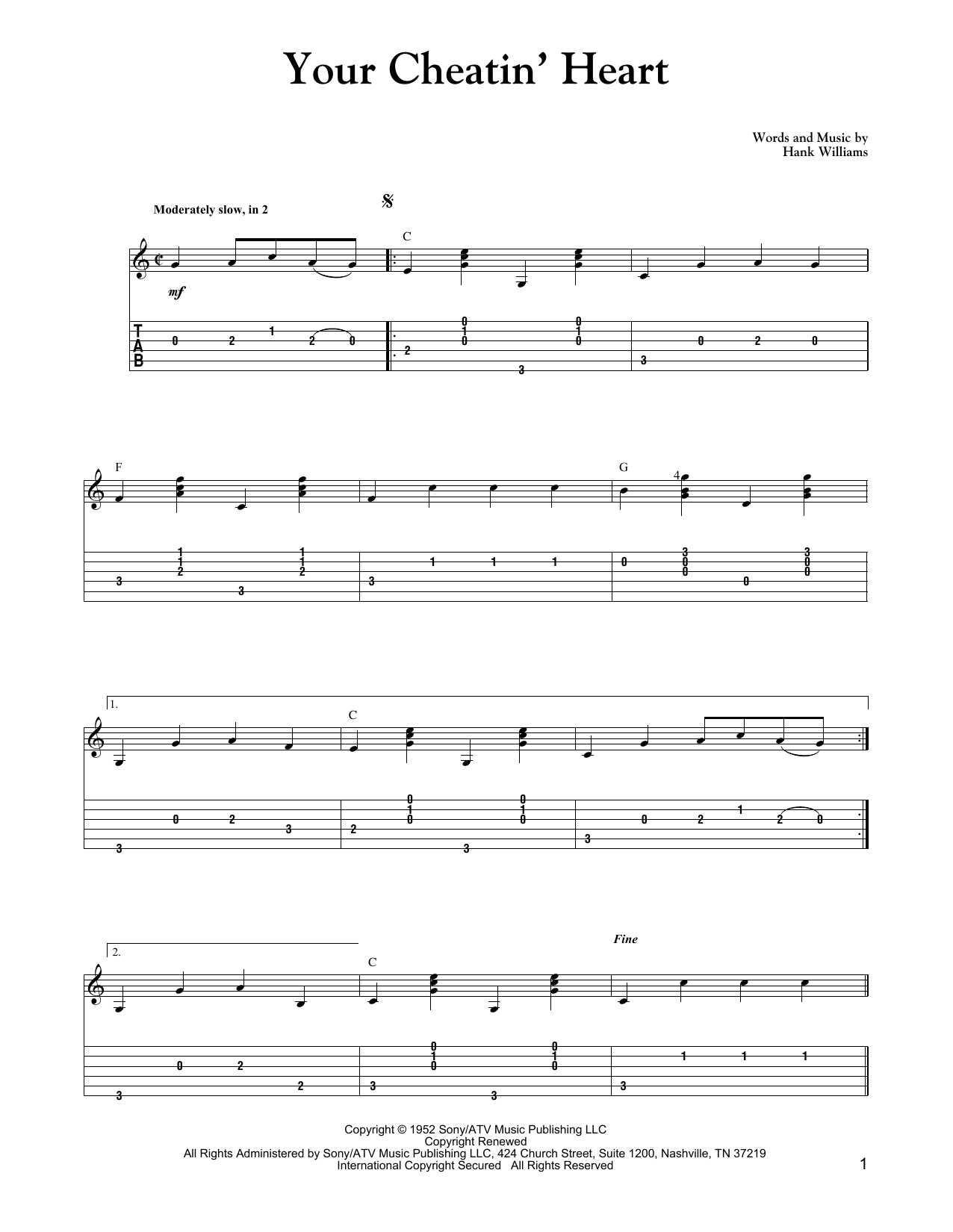 Produktbild zu: Your Cheatin' Heart