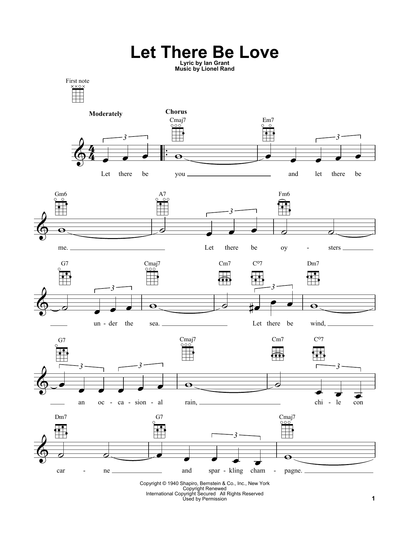 Product gallery: Page 1 of 1 Let There Be Love, Ian Grant