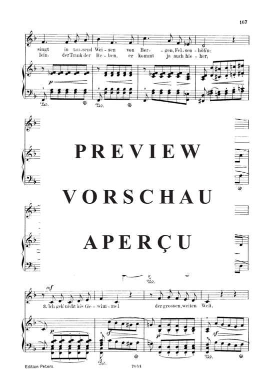 Product gallery: Page 3 of 4 Ich wand're nicht, Op.51 No.3, , Low Voice and Piano