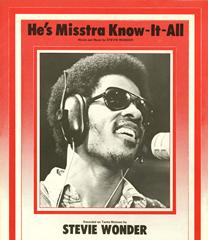 cover: He's Misstra Know-It-All, Stevie Wonder