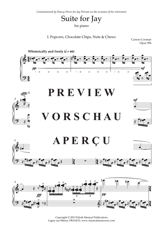 Product gallery: Page 3 of 9 Suite for Jay , , Piano Solo