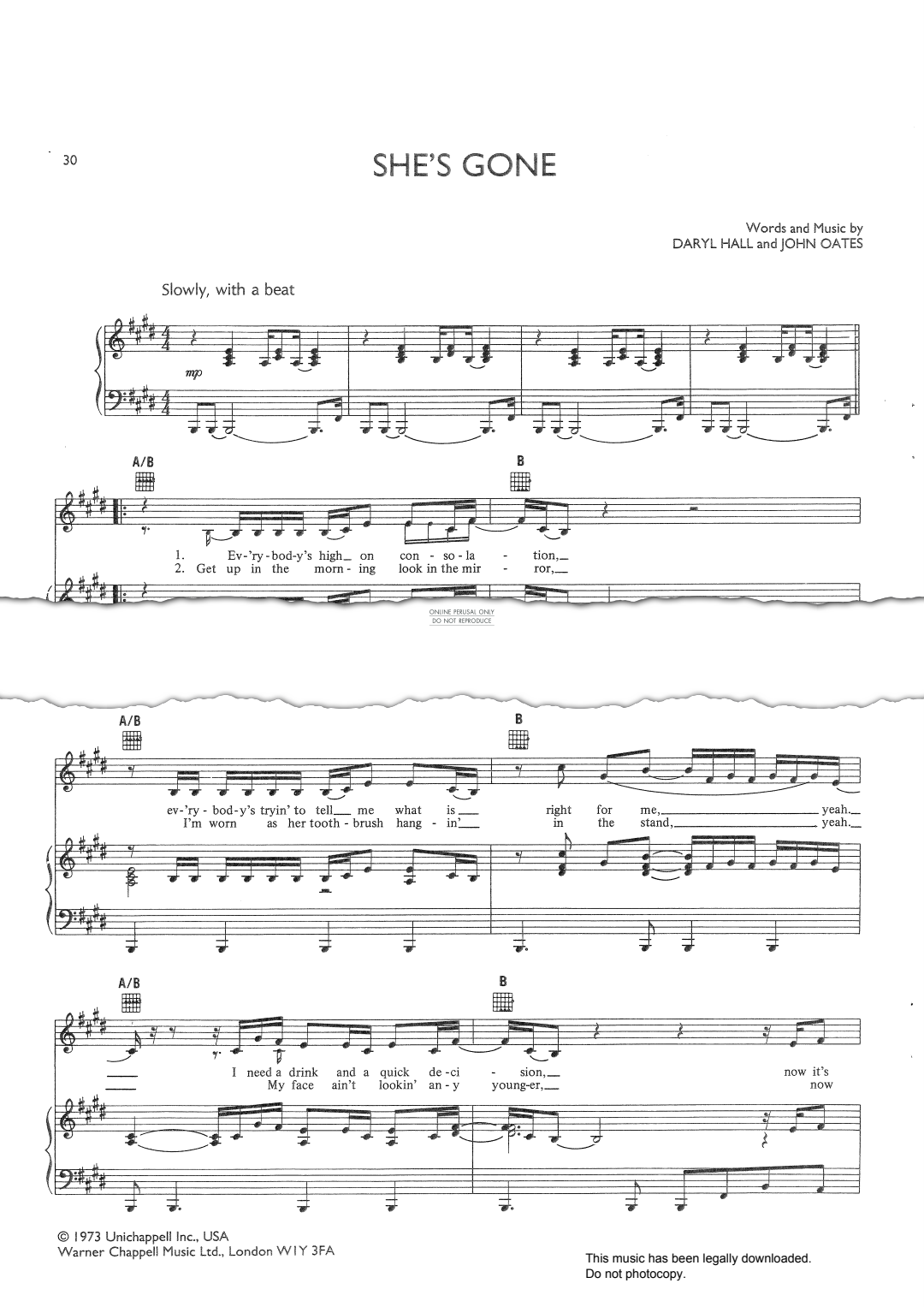 gallery: She's Gone, Hall & Oates