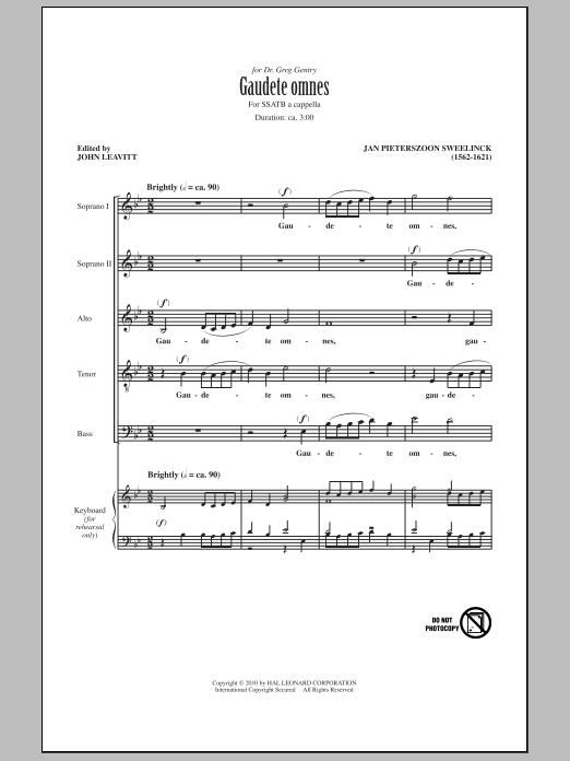 Produktbild zu: Gaudete Omnes