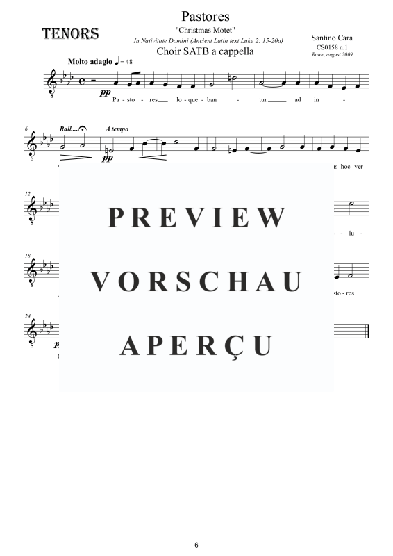 Produktgalerie: Seite 7 von 8 Pastores - Christmas Motet, , Gemischter Chor
