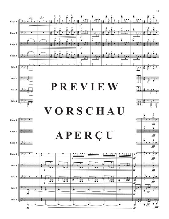 Product gallery: Page 16 of 16 Prelude and Hop Dance , , (4x Baritone, 4x Tuba)