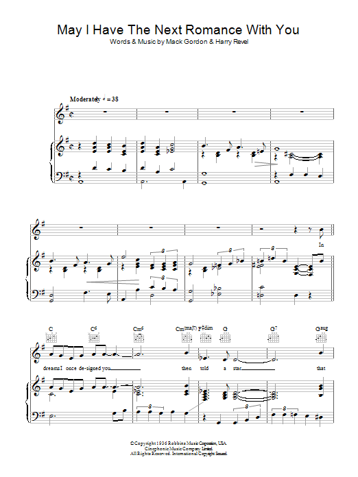 Product gallery: Page 1 of 1 May I Have The Next Romance With You?, Jessie Matthews