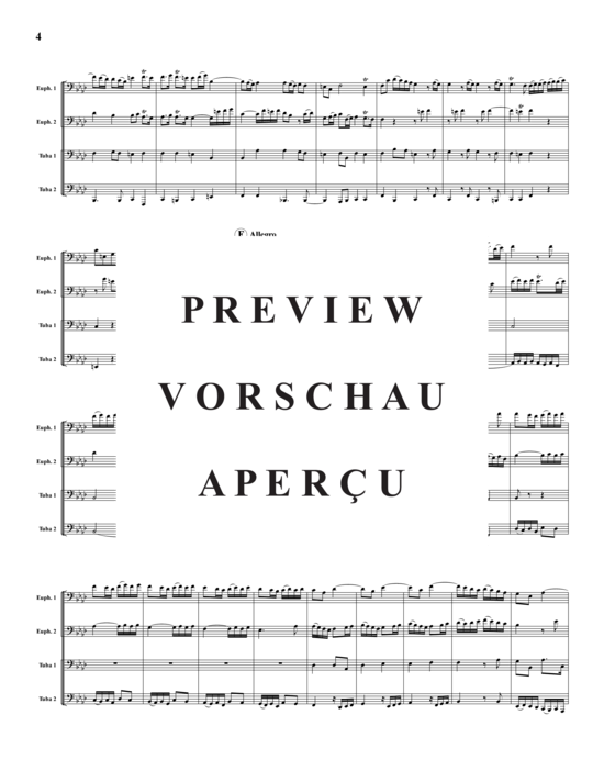 Product gallery: Page 5 of 21 Sonata Nr. 1  , , (Tuba Quartet: 2x Baritone, 2xTuba)