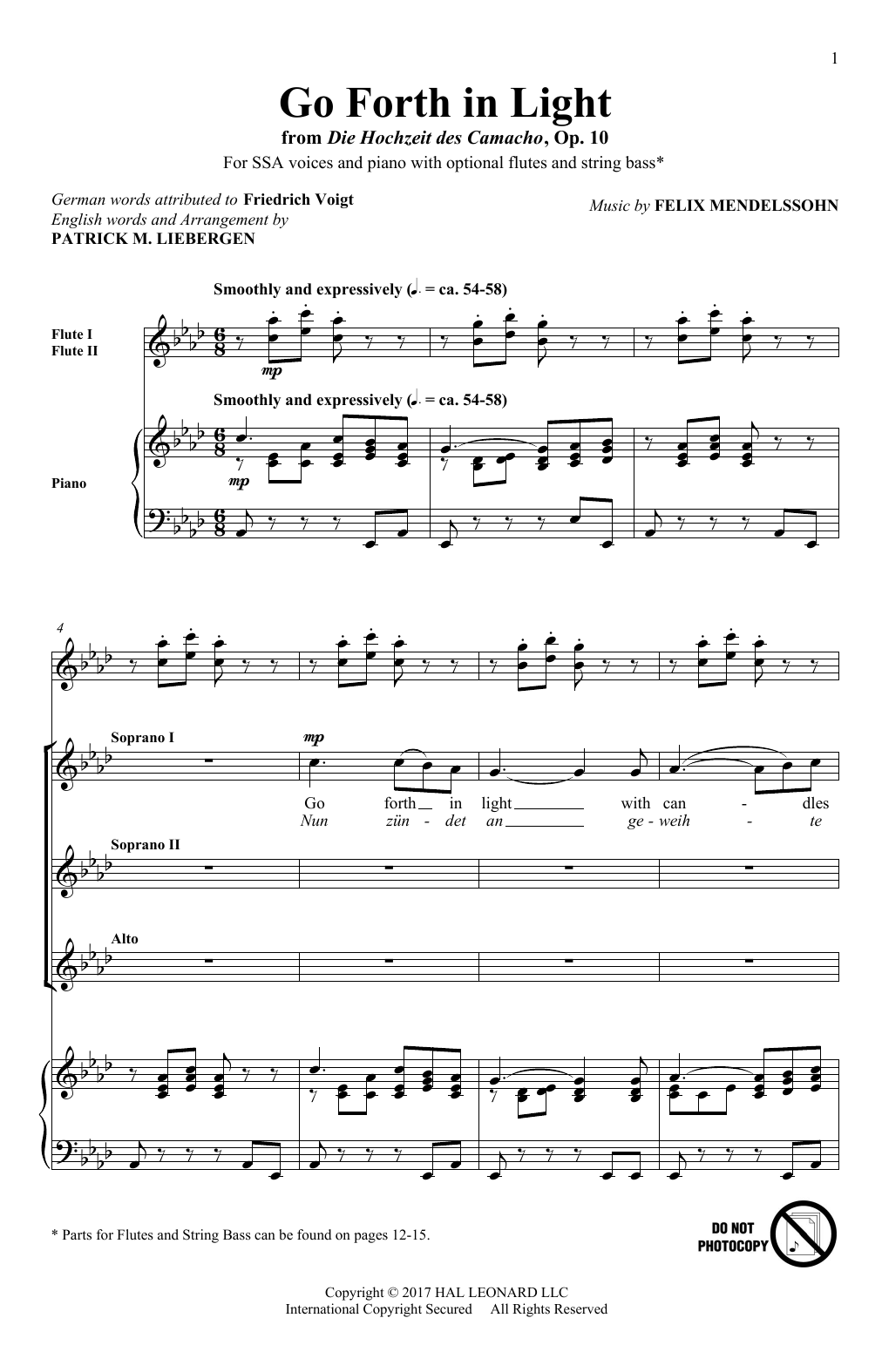 Produktgalerie: Seite 1 von 1 Go Forth In Light!, Patrick Liebergen, Chor