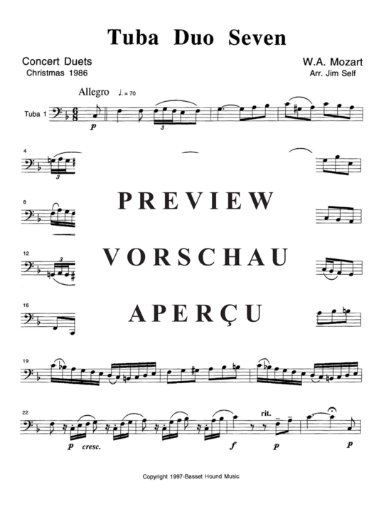Produktgalerie: Seite 5 von 21 Concert Duets Vol. 2 , , (Tuba Duett)