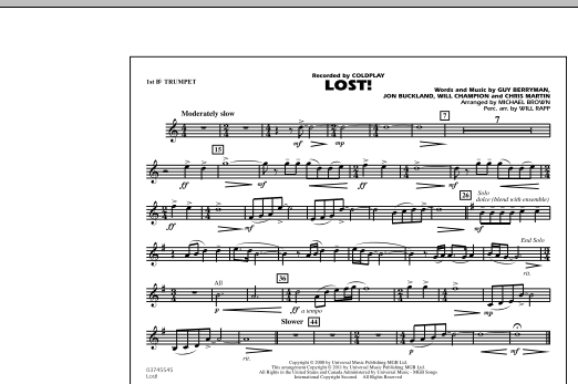 Product picture to: Lost! - 1st Bb Trumpet