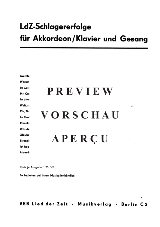 Product gallery: Page 7 of 7 Seemann, komm wieder , Steffan, Robert, Piano and Voice