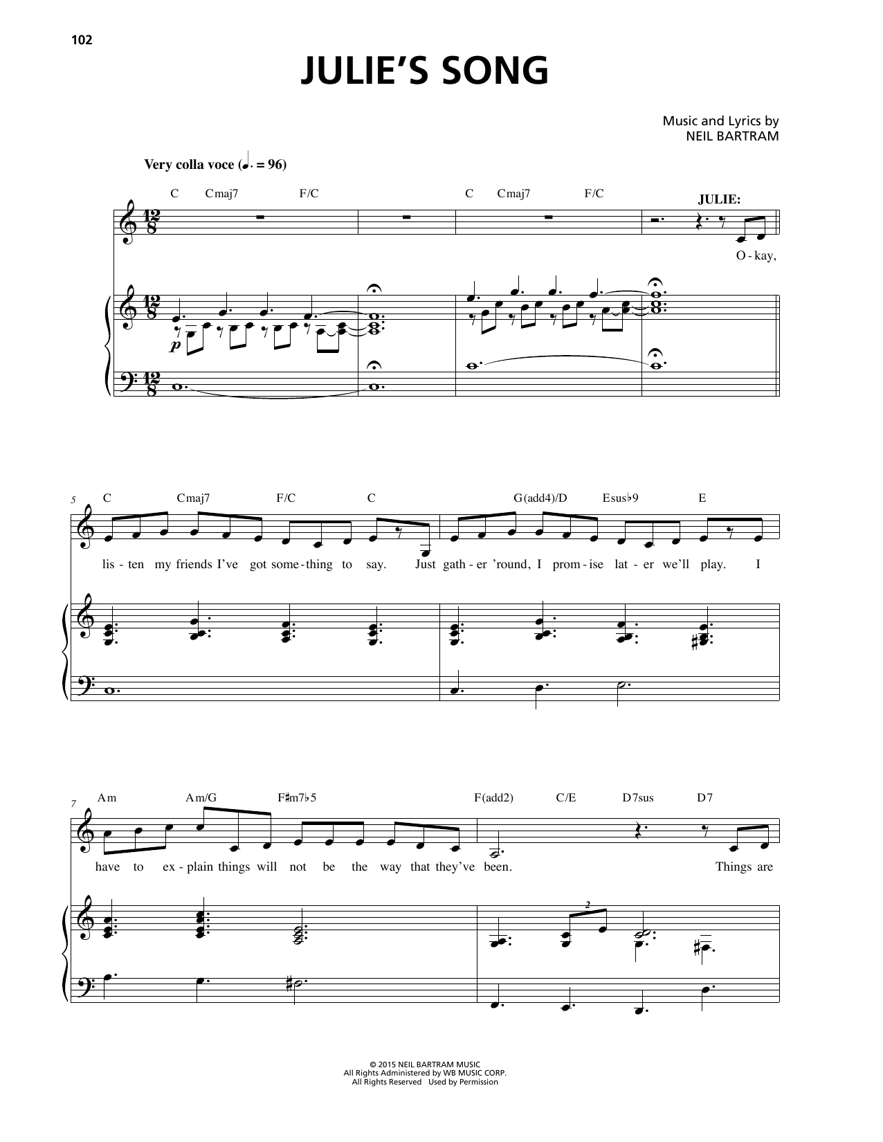 Product picture to: Julie's Song (from The Theory Of Relativity)