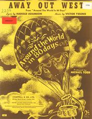 cover: Away Out West (from 'Around The World in 80 Days'), Victor Young, Gesang, Klavier