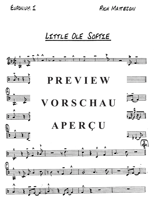 Produktgalerie: Seite 3 von 21 Little Ole Softie , , (Tuba Ensemble EEETTT + Band)