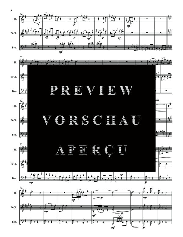 Product gallery: Page 7 of 11 Carmen Vignettes, , (woodwind trio flute, clarinet and bassoon)