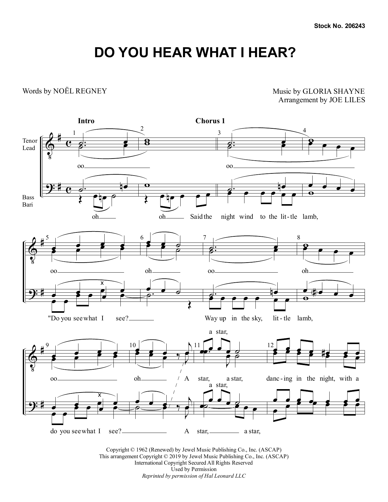 Produktbild zu: Do You Hear What I Hear? (arr. Joe Liles)