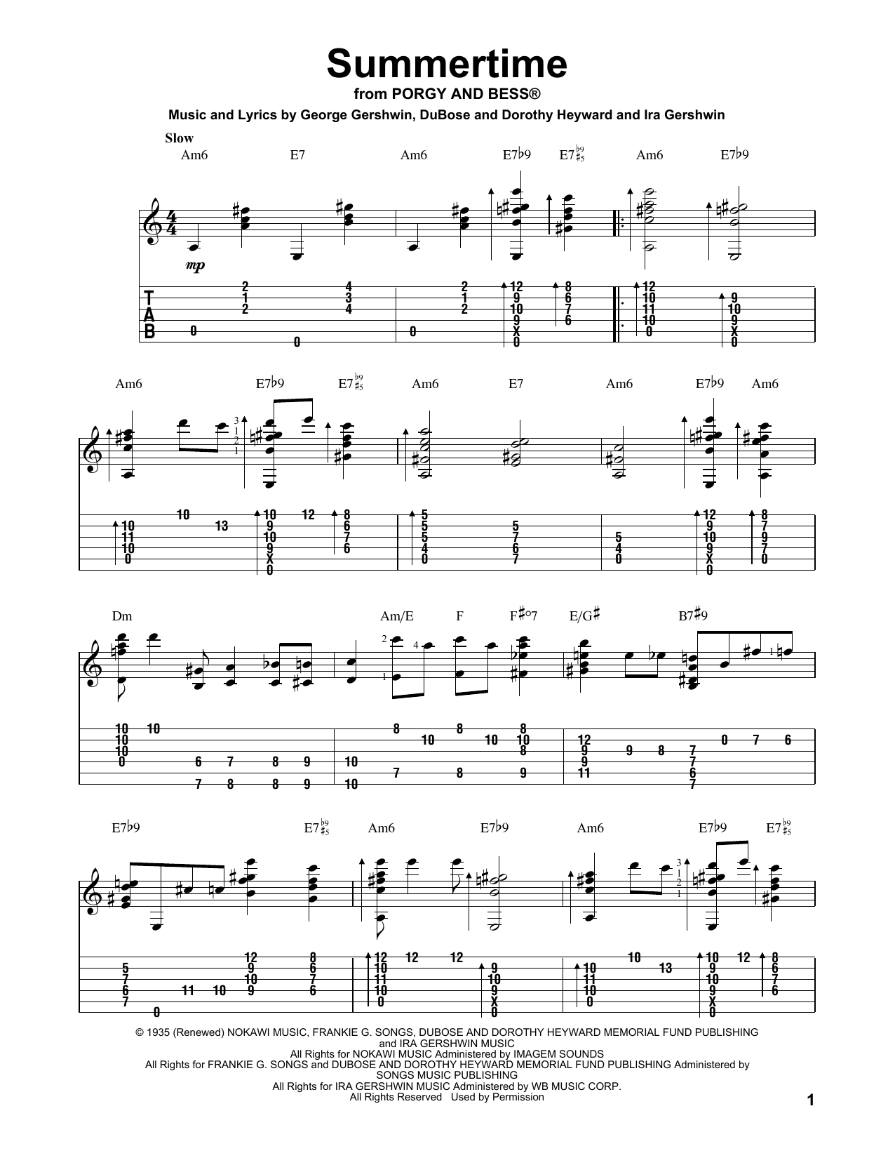 Product gallery: Page 1 of 1 Summertime, Ira Gershwin