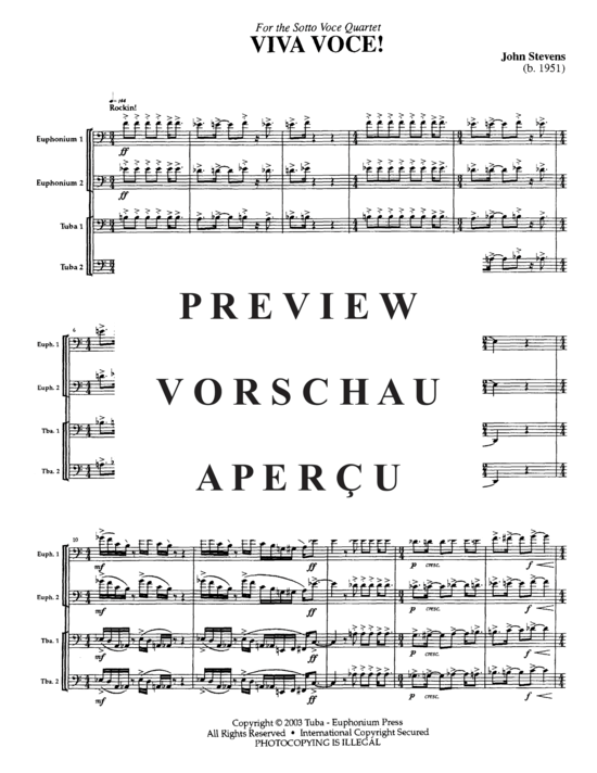 gallery: Viva Voce! , , (Tuba Quartett EETT)