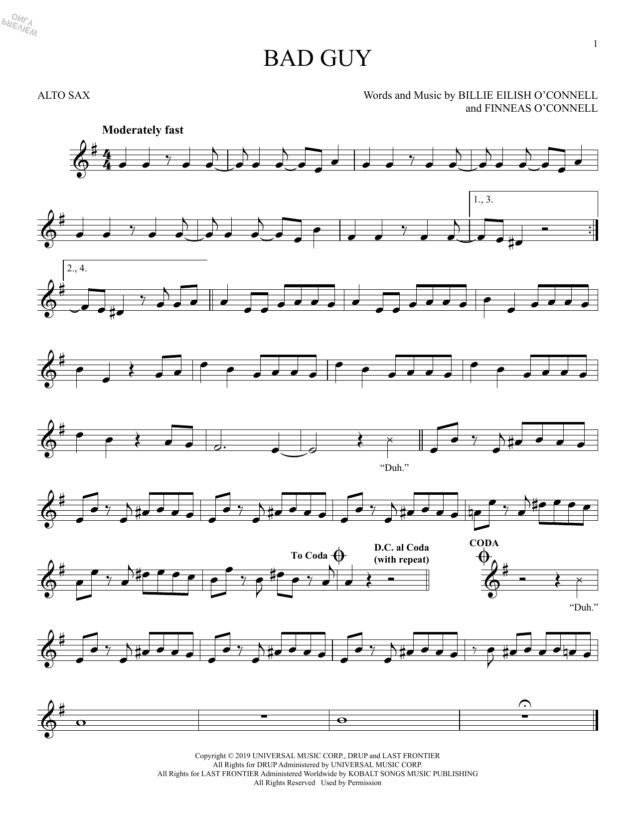 Product gallery: Page 1 of 1 bad guy, Billie Eilish