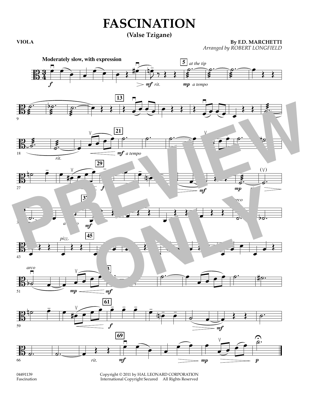 Product picture to: Fascination (Valse Tzigane) - Viola