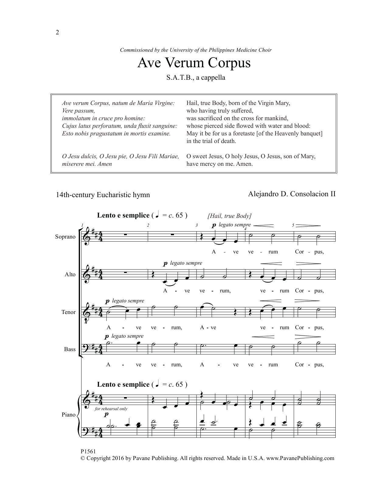 Product picture to: Ave Verum Corpus
