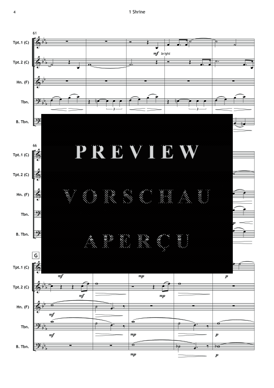 Produktgalerie: Seite 10 von 11 Melbourne Mosaic, , (Blechbläser Quintett)