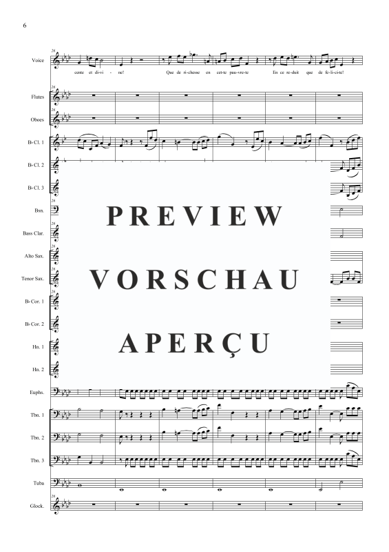 Produktgalerie: Seite 9 von 11 Salut demeure chaste et pure, , Solo Gesang und Concert Band