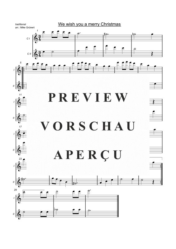 gallery: Carols in Duet, , Duette für 2 Flöten oder Instrumente in C