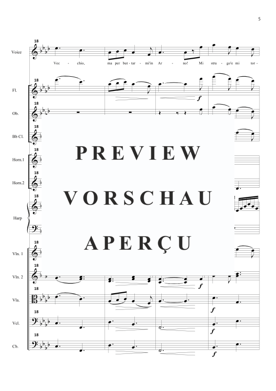 Produktgalerie: Seite 8 von 11 O mio babbino caro, , Sopran Solo und kleines Orchester
