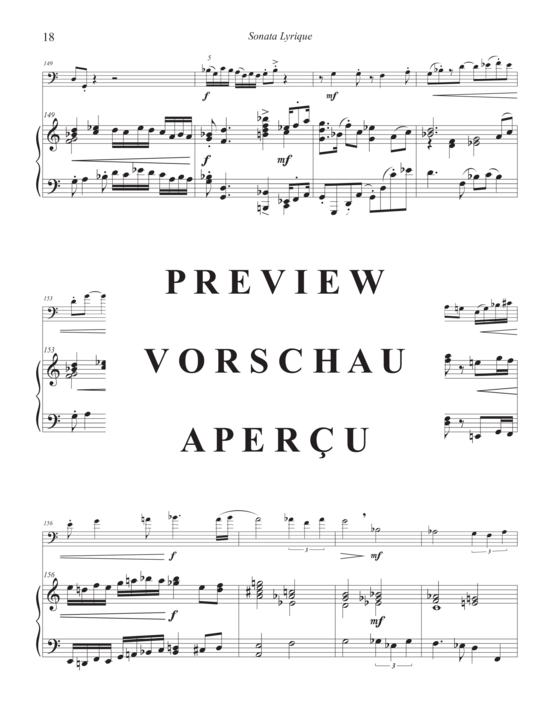 Product gallery: Page 21 of 21 Sonata Lyrique , , (trombone and piano)