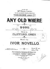 Produktbild zu: Any Old Where