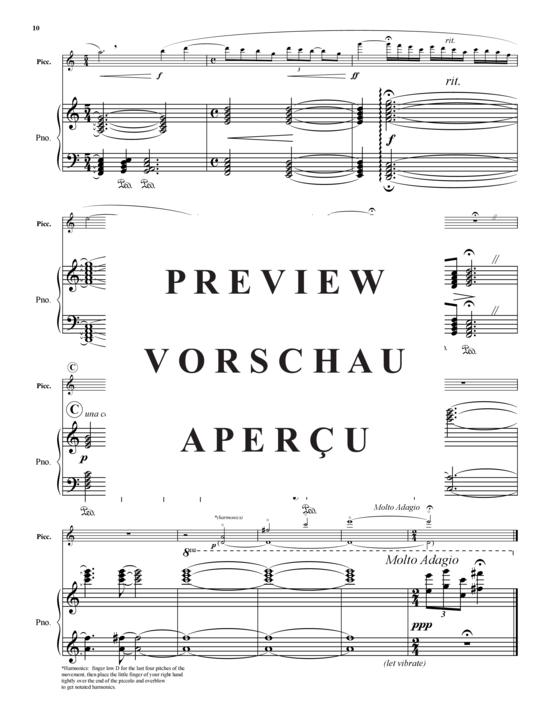 Product gallery: Page 11 of 21 Concerto , , (piccolo flute + piano)