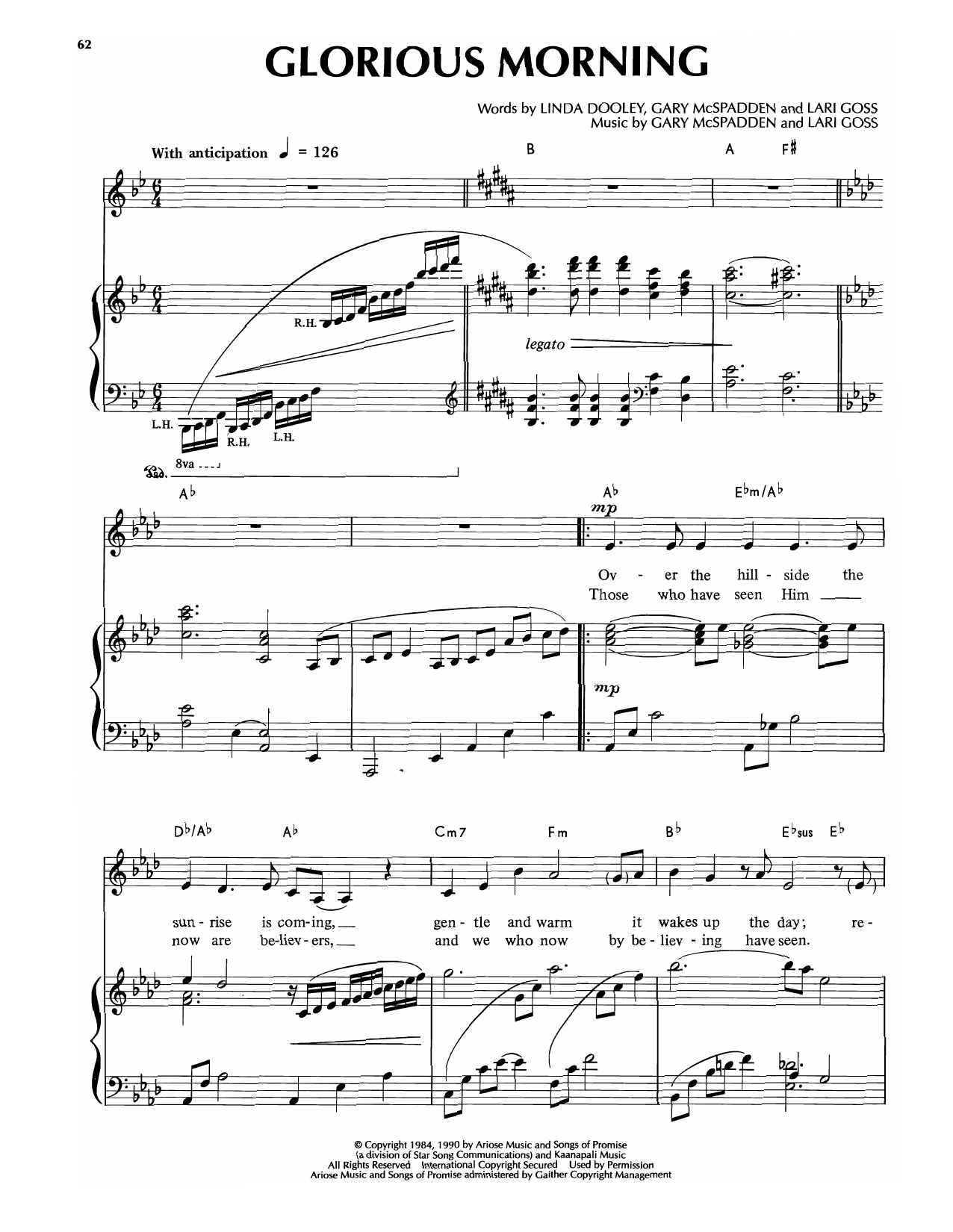 Produktgalerie: Seite 1 von 1 Glorious Morning, Sandi Patty, Gesang, Klavier