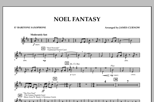 Produktbild zu:  Noel Fantasy - Eb Baritone Saxophone - 