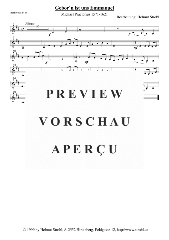 gallery: Geborn ist uns Emmanuel, , Saxophonquintett AATTB