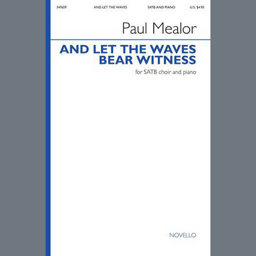 cover: And Let The Waves Bear Witness, Paul Mealor