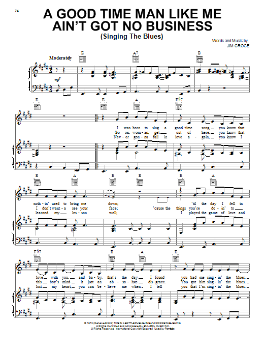 Produktbild zu: Got No Business Singing The Blues