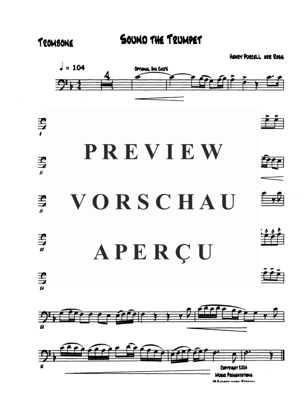 Produktgalerie: Seite 11 von 11 Sound the Trumpet, , Trompeten Trio und Klavier