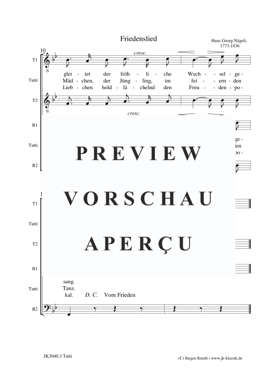 gallery: Friedenslied (Rundgesang), , Männerchor