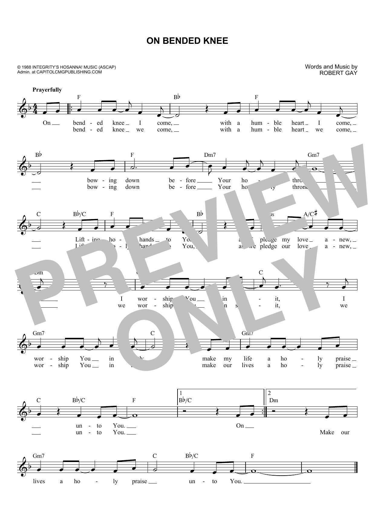 Produktbild zu: On Bended Knee